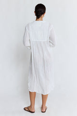 LulaLife Laverne Kaftan White