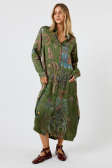 LulaSoul Cheetah Shirtmaker Olive