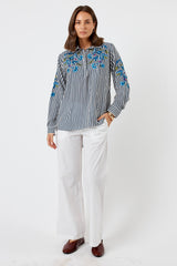 LulaSoul Ontario Shirt Navy Stripe