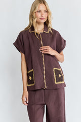 LulaSoul Reine SS Shirt Espresso