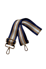 Stripe Navy Bag Strap