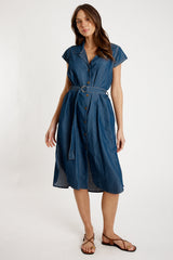 IBSA Arizona Button Dress Dark