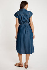 IBSA Arizona Button Dress Dark