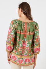 LulaLife Enid Top Olive