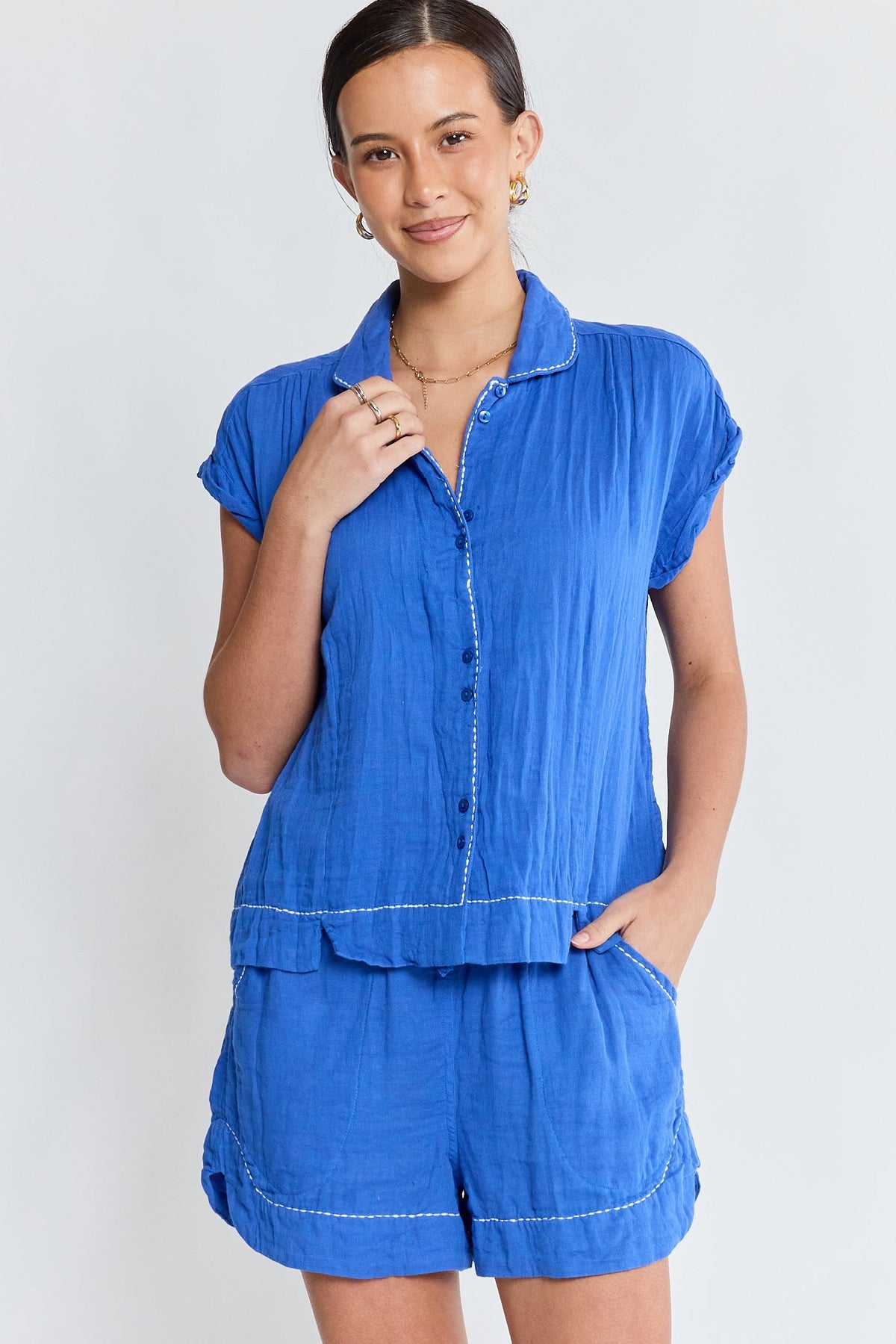 LulaLife Florida Top Azure