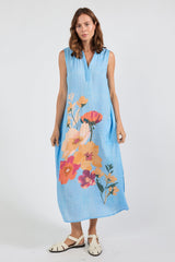 LulaSoul Hana S/Less Maxi Indigo
