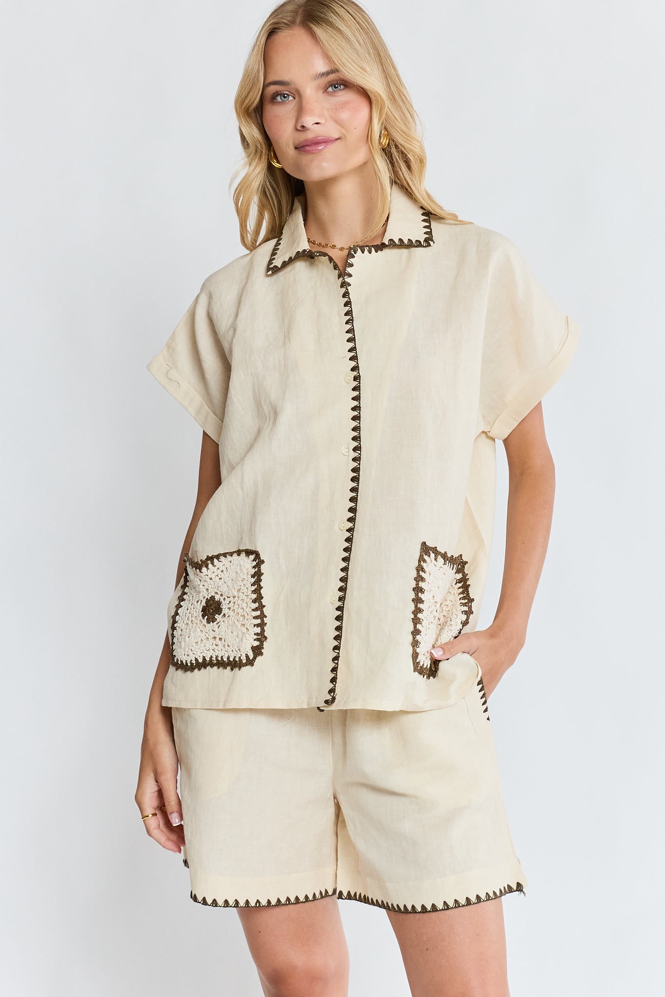LulaSoul Reine SS Shirt Vanilla